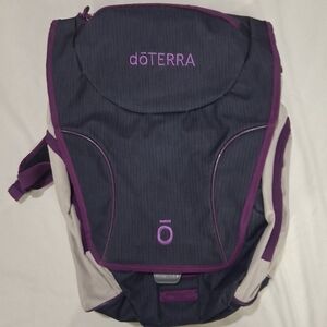 doTERRA Purple and Gray Backpack